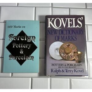 Set Of 3 Pottery, Porcelain, Ceramic & Pottery Mark Identification Books Preown